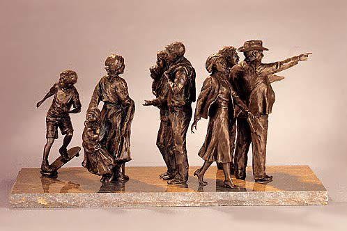 GLENNA GOODACRE SIDEWALK SOCIETY MAQUETTE