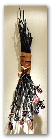 FLO PERKINS WRAPPED AND HANGING