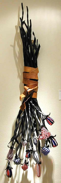 FLO PERKINS WRAPPED AND HANGING