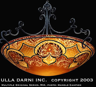ULLA DARNI MONOCHROMATIC MIR CHANDELIER