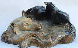 LEO E. OSBORNE BRONZES - WOODLAND SPIRITS