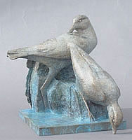LEO E. OSBORNE BRONZES - YELLOWLEGS