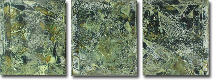 PAUL TAMANIAN - PT202A, PT202B, PT202C SLIGHT OF SAND TRIPTYCH